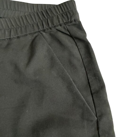 Marine Layer Allison Black Cropped Pants Small elastic waist light weight New - Picture 11 of 14